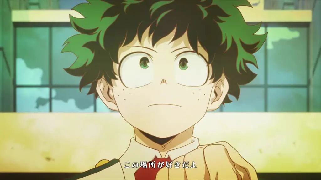 Screenshot dari episode 12 season 3 My Hero Academia