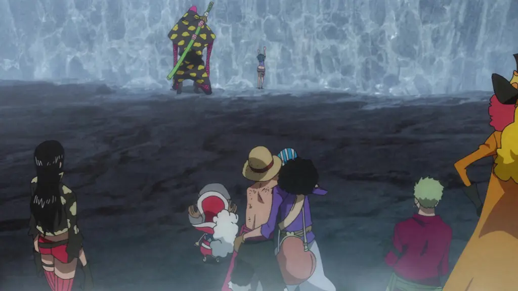 Screenshot adegan dari Film One Piece Z