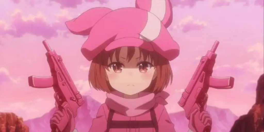 Screenshot dari anime Gun Gale Online