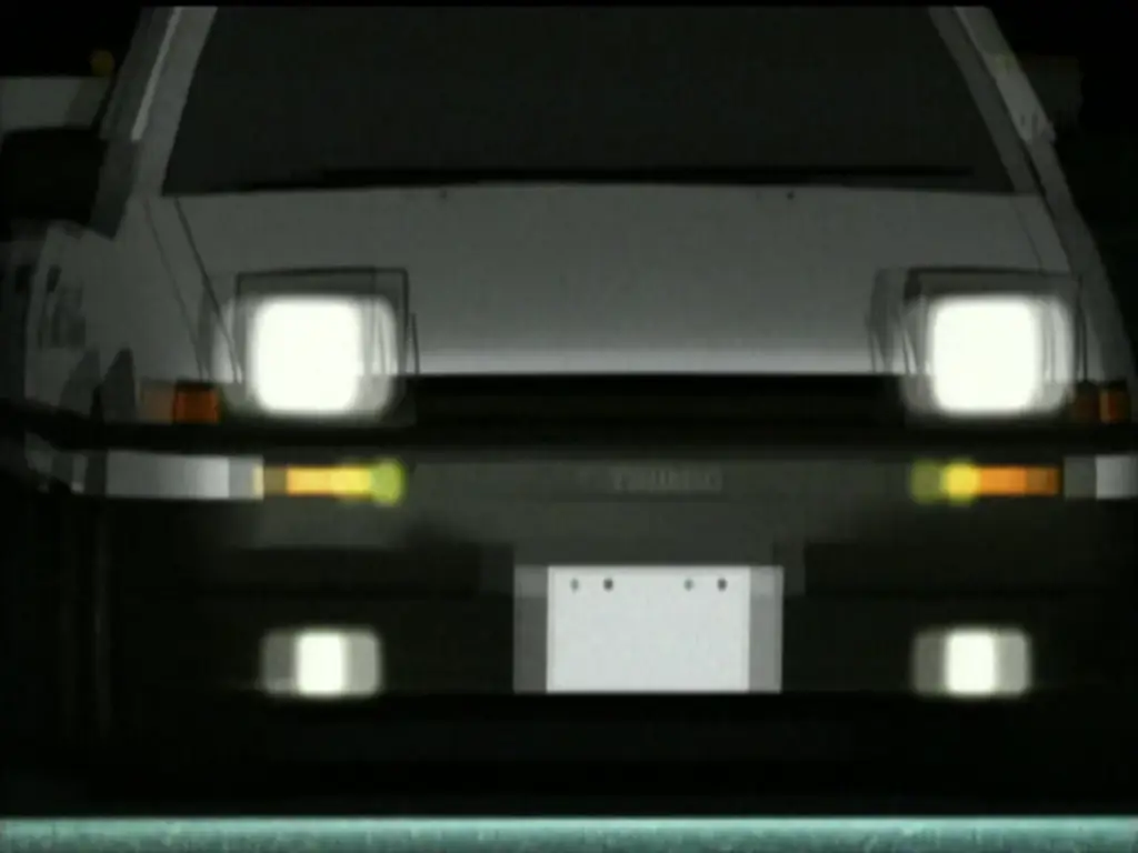 Screenshot anime Initial D First Stage dengan subtitle Indonesia