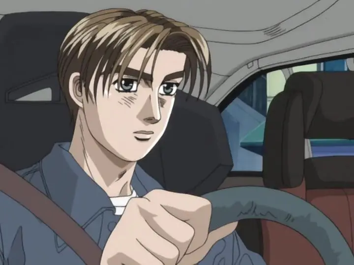 Screenshot anime Initial D Second Stage