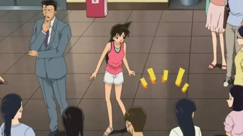 Gambar adegan menegangkan dari Detective Conan
