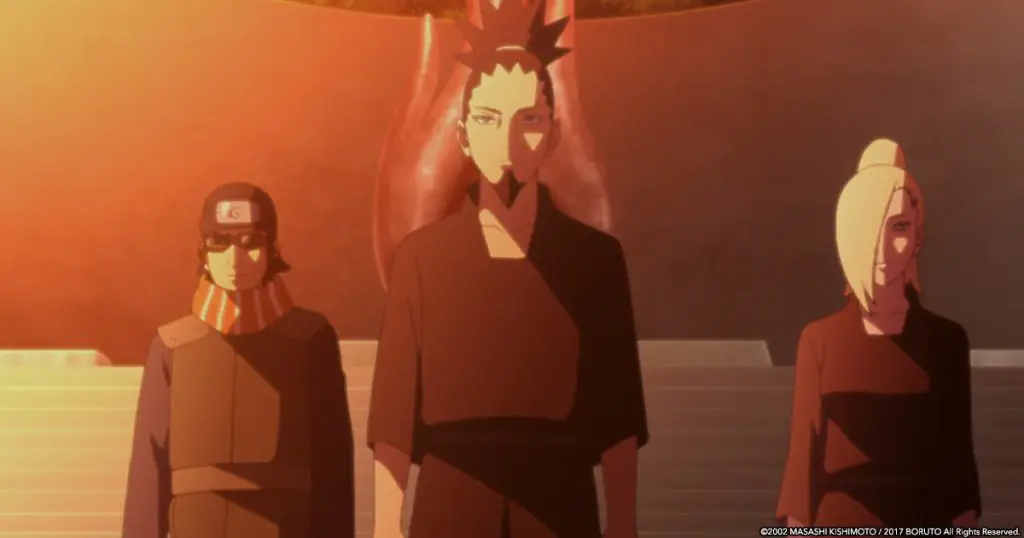 Screenshot adegan menarik dari indonime Boruto episode 20