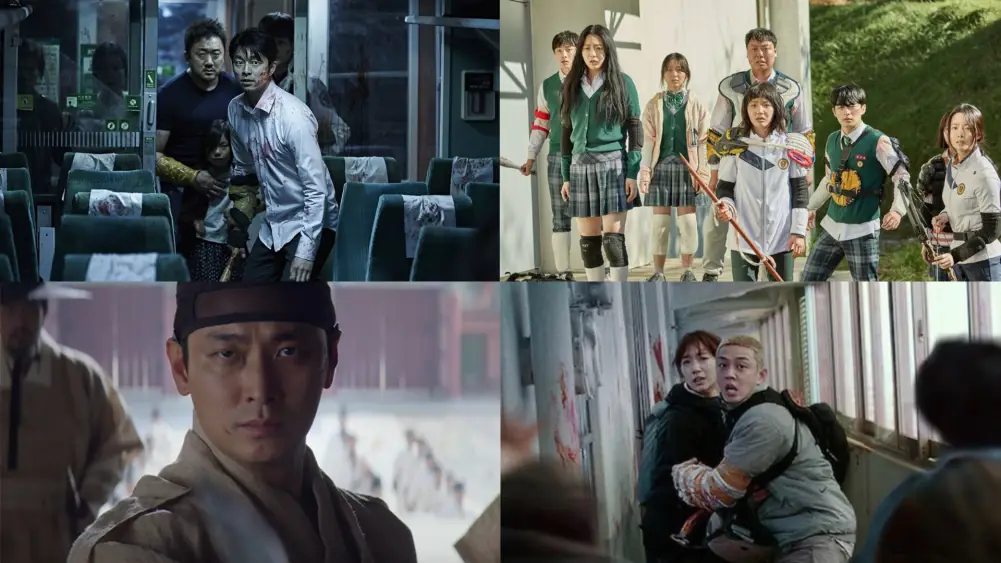 Adegan karakter drama Korea melawan zombie