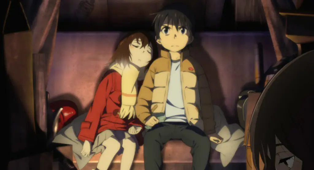 Adegan menegangkan yang penuh misteri Suasana misterius dalam anime Hello Sleepwalkers