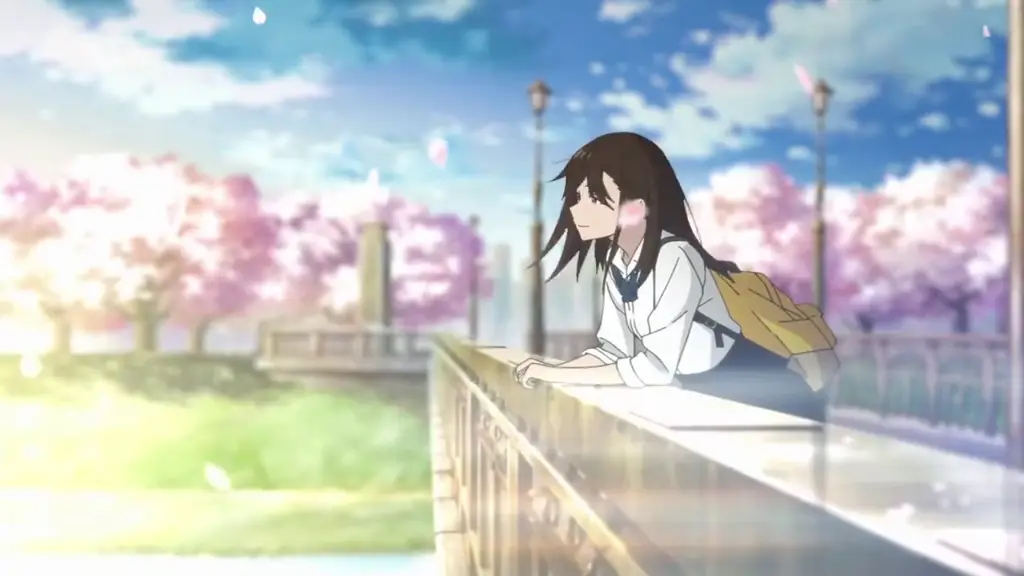 Adegan dari film Kimi no Suizou wo Tabetai