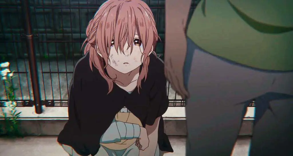 Gambar screenshot dari anime Koe no Katachi