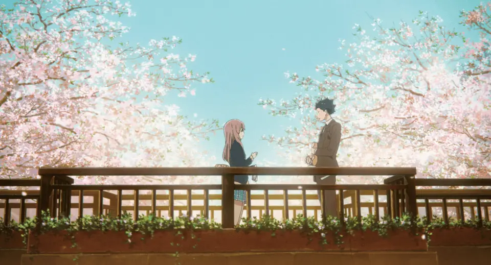 Adegan dari film A Silent Voice