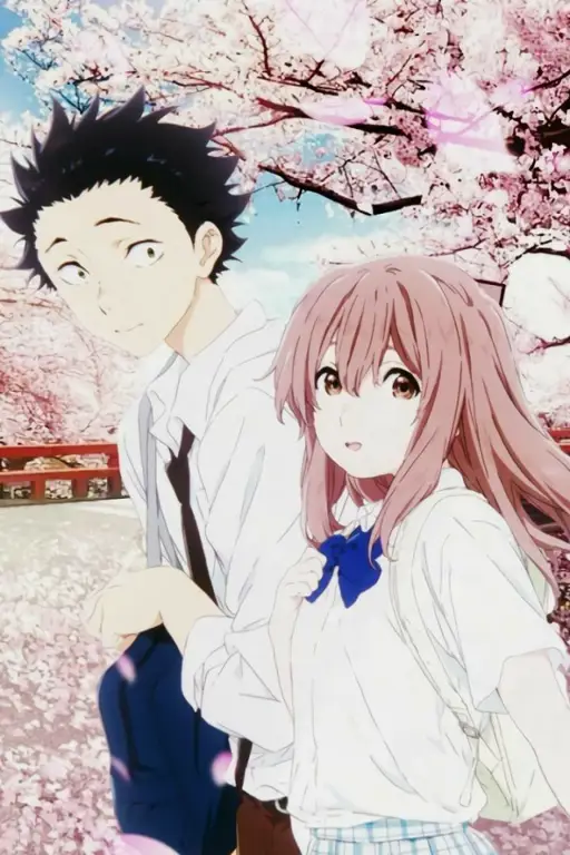 Tangkapan layar adegan dari film A Silent Voice