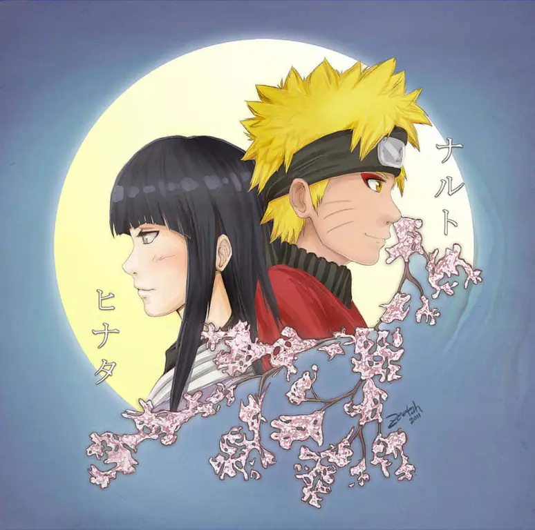 Naruto dan Hinata dalam film The Last