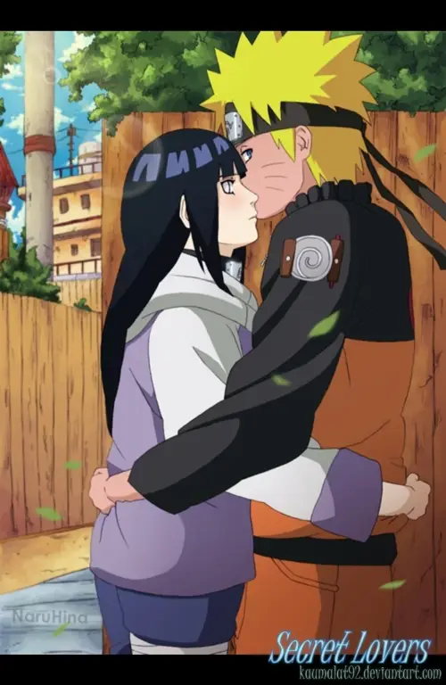 Naruto dan Hinata dalam film Naruto The Last