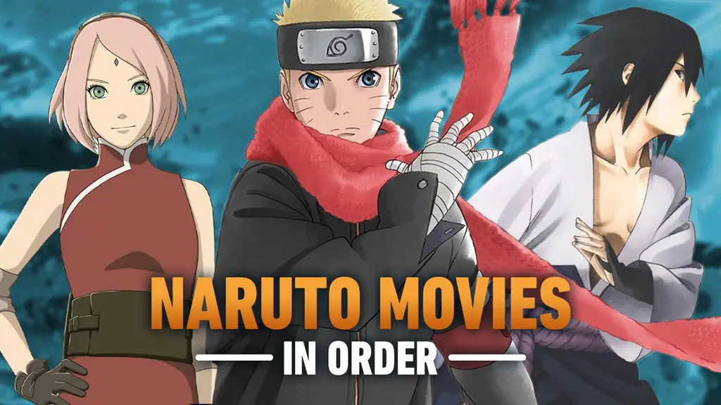 Karakter Naruto menonton film bersama