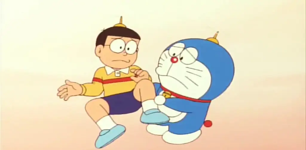 Nobita menangis