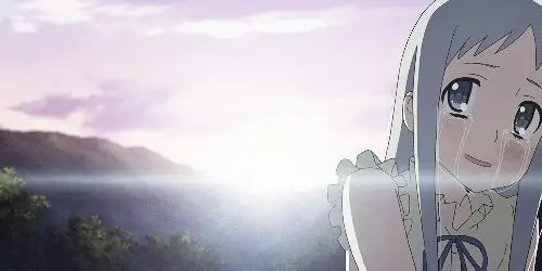 Gambar adegan yang paling berkesan dari Anohana episode 11.