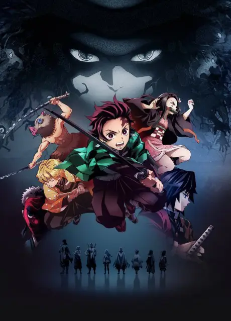 Gambar pelatihan Hashira dalam anime Kimetsu no Yaiba