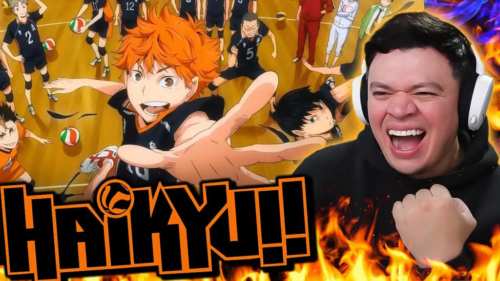 Gambar adegan pembuka anime Haikyuu!!