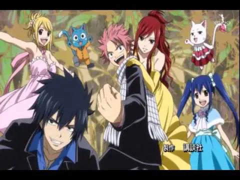 Gambar adegan pembuka Fairy Tail