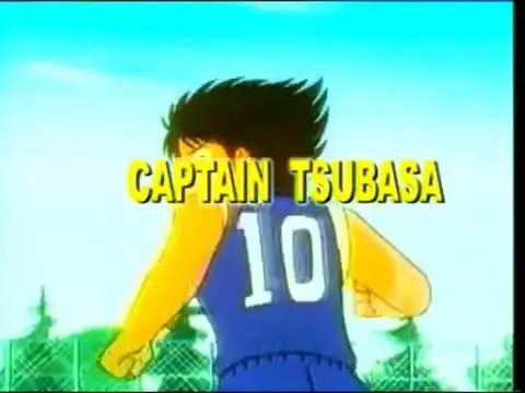 Gambar adegan pembuka anime Captain Tsubasa 1983