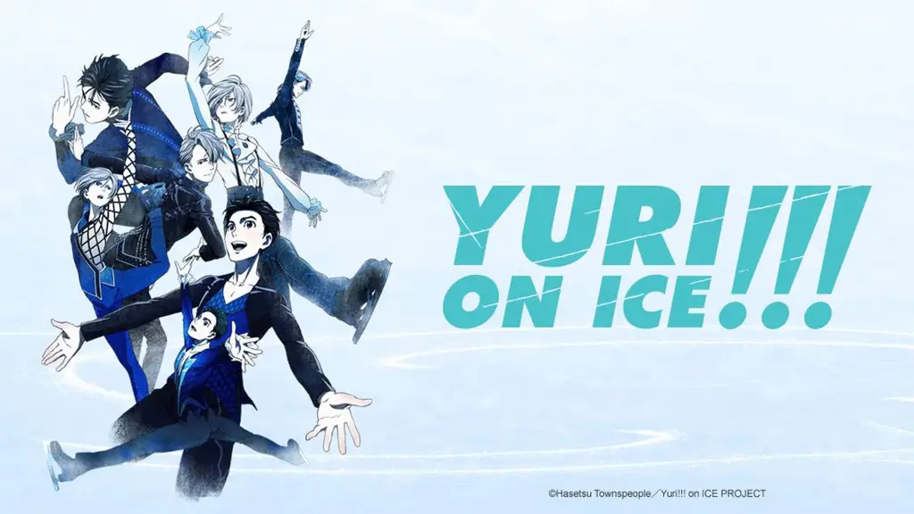 Adegan pembuka Yuri!!! on Ice yang menampilkan para skater es