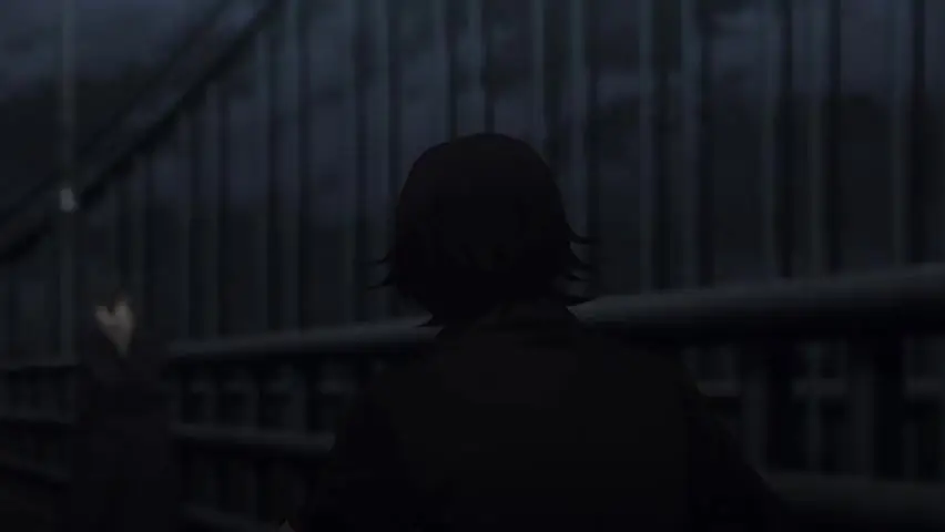 Gambar adegan kunci dari Tokyo Ghoul:re season 2 episode 6.