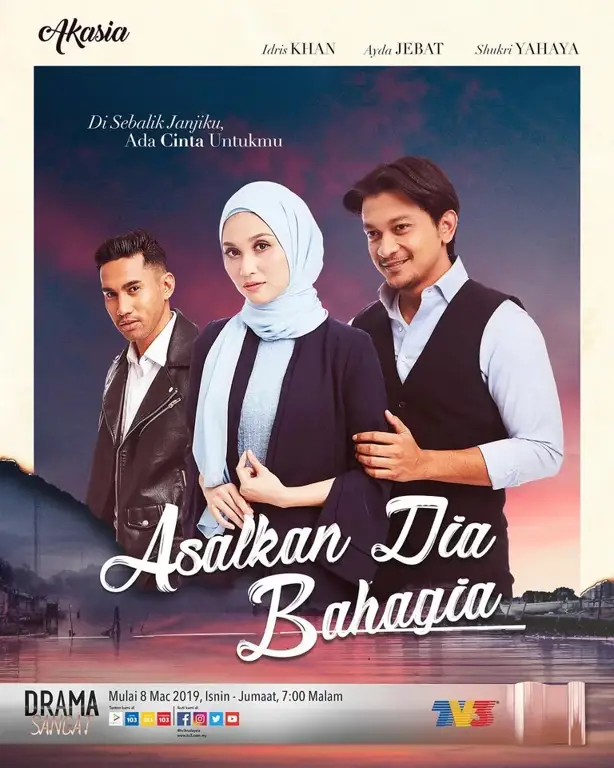 Adegan drama Melayu yang penuh emosi