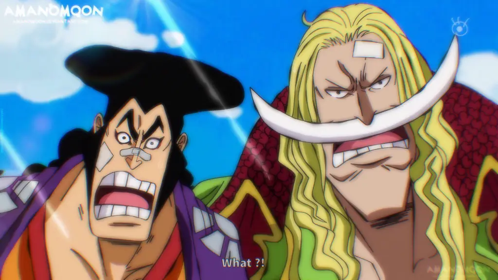 Gambar kilas balik Oden Kozuki dalam One Piece episode 964