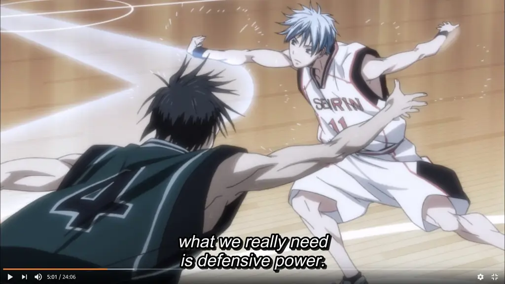 Adegan Aksi Kuroko no Basket