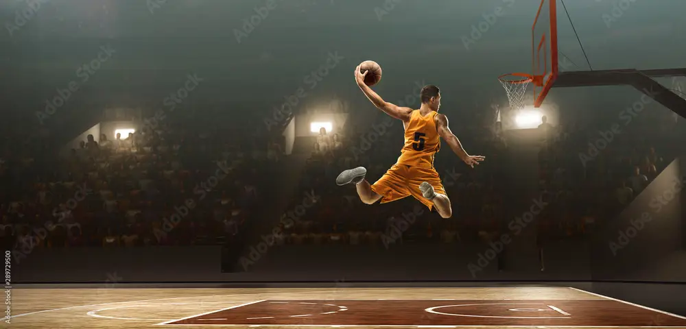 Adegan pertandingan basket dalam film Slam Dunk