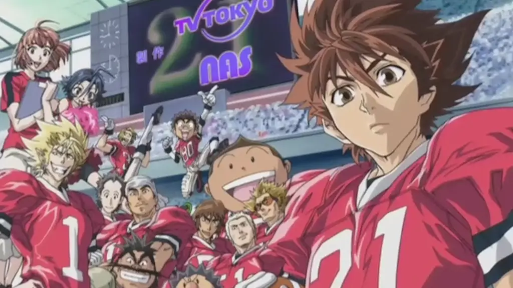 Gambar adegan seru dari anime Eyeshield 21