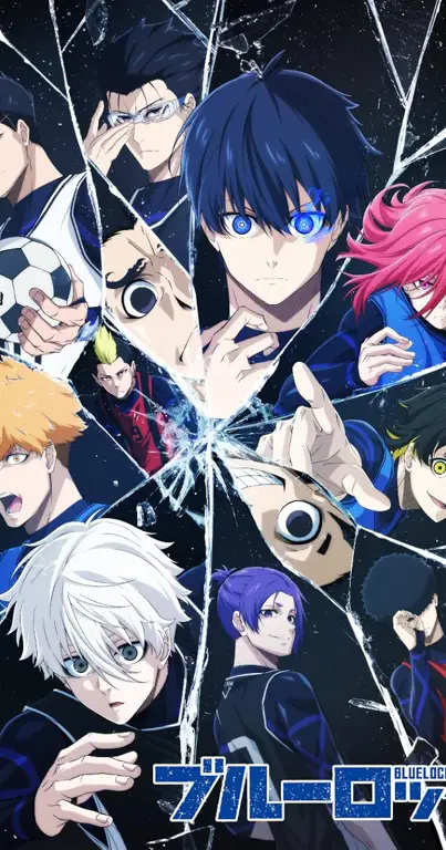 Gambar adegan anime Blue Lock yang menegangkan