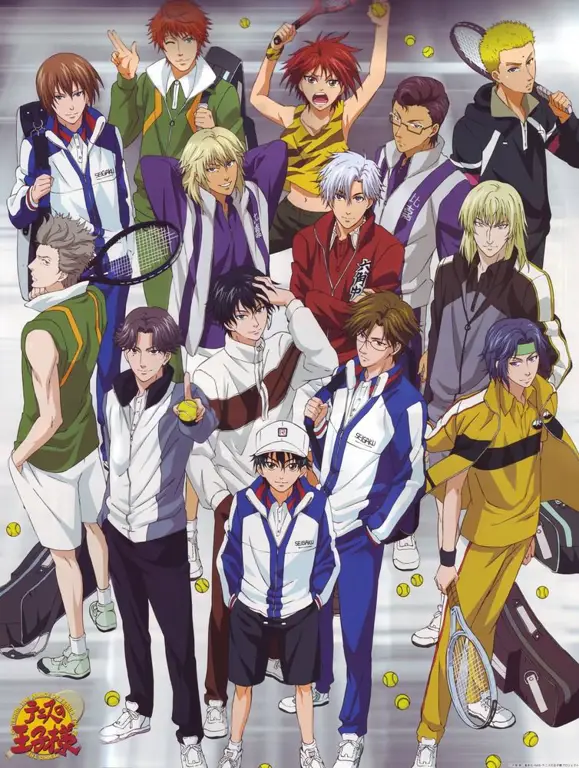 Adegan dari anime Prince of Tennis