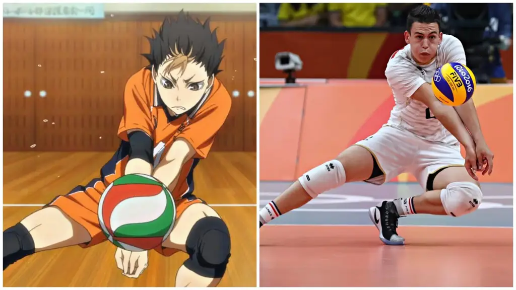 Pertandingan voli seru dalam komik Haikyuu!!