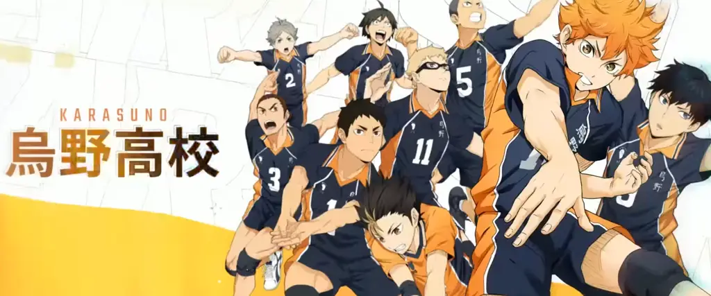 Pertandingan voli seru dalam anime Haikyuu!!