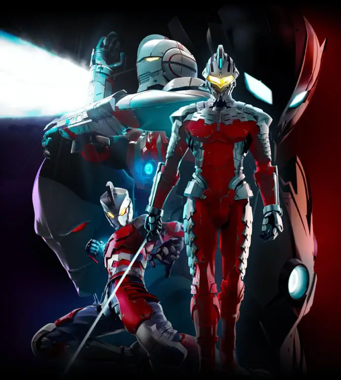 Adegan pertarungan anime Ultraman