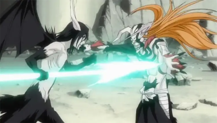 Adegan Pertarungan Bleach yang Epik Gambar adegan pertarungan seru dalam anime Bleach