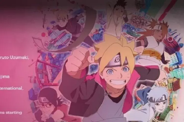 Gambar adegan menegangkan dari Boruto episode 218