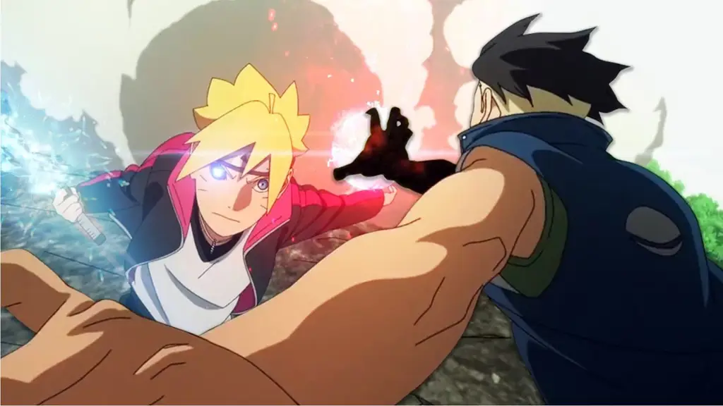 Adegan pertarungan Boruto