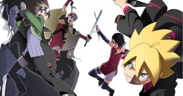 Boruto bertarung dengan musuh