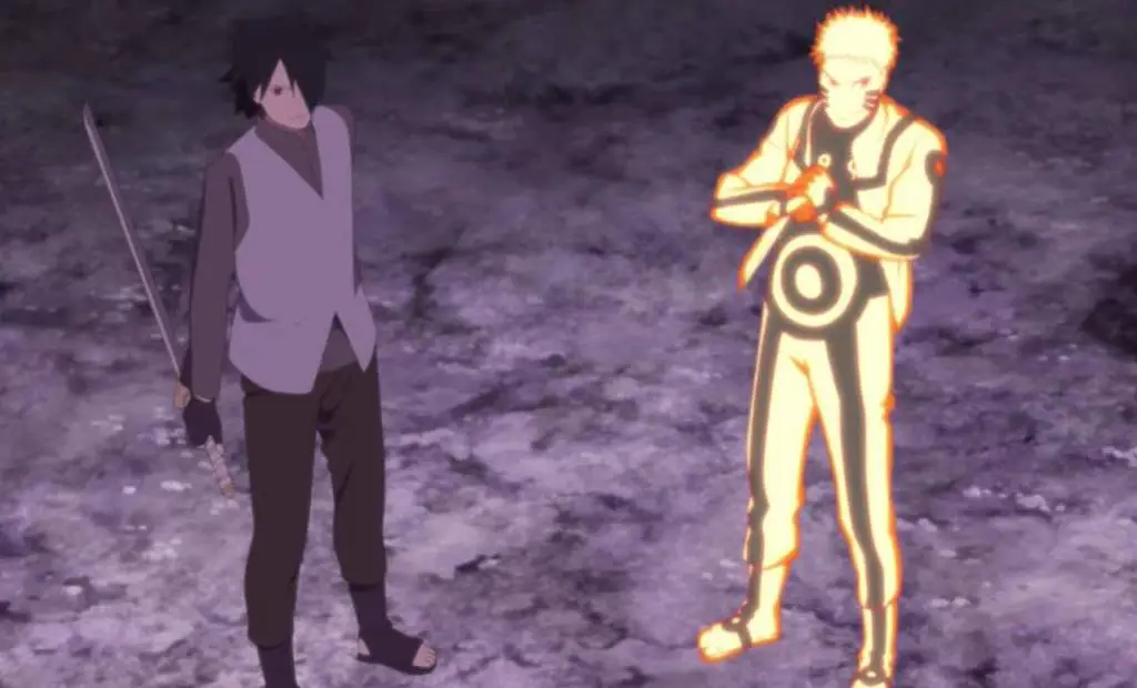 Adegan pertarungan Boruto