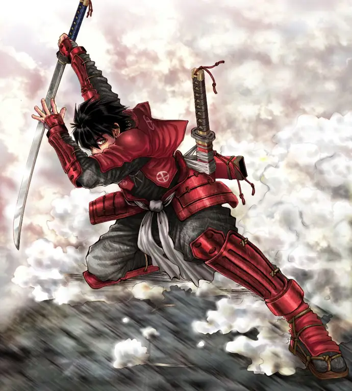 Adegan pertarungan epik dari anime Drifters