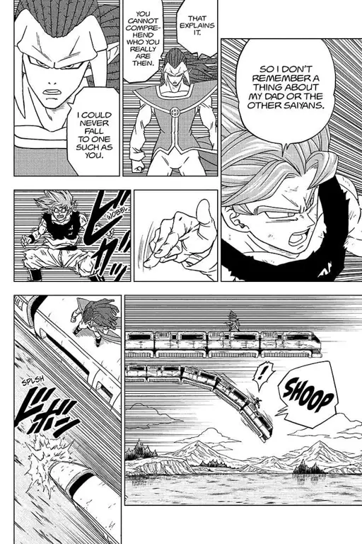 Adegan pertarungan di Dragon Ball Super Chapter 4