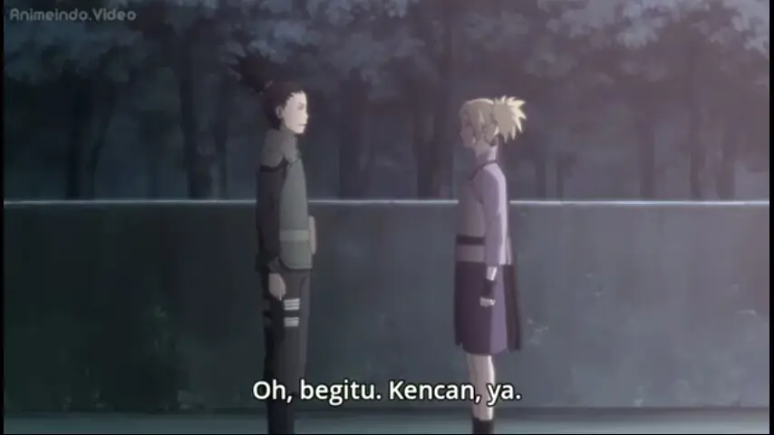 Gambar screenshot Naruto episode 493 yang menegangkan