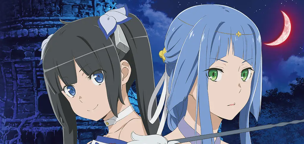 Adegan aksi dalam film Danmachi