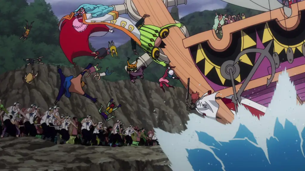 Adegan aksi seru di Film One Piece Stampede