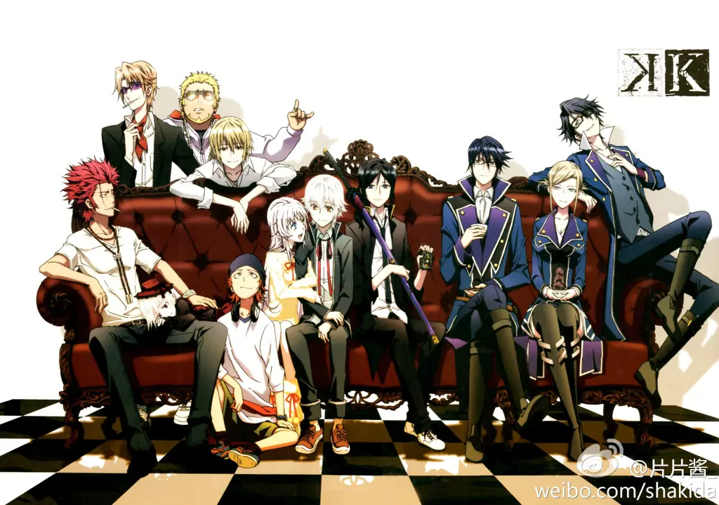 Adegan pertarungan epik dalam anime K Project Gambar adegan pertarungan K Project yang menegangkan