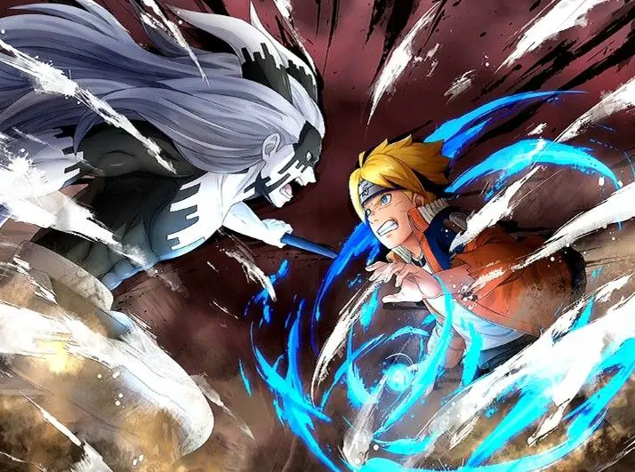 Adegan pertarungan epik dalam Boruto The Movie 2 Pertempuran antara Boruto dan Momoshiki