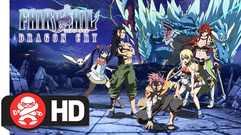 Adegan seru dari film Fairy Tail: Dragon Cry