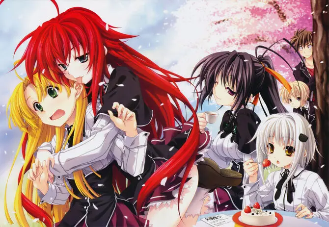 Adegan pertarungan seru dalam High School DxD