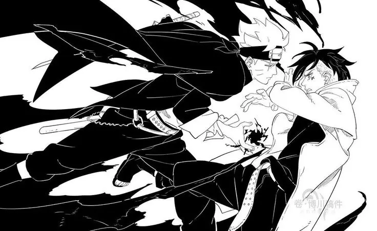 Adegan Pertarungan Epik dalam Manga Boruto Adegan Pertempuran Boruto dan Kawaki