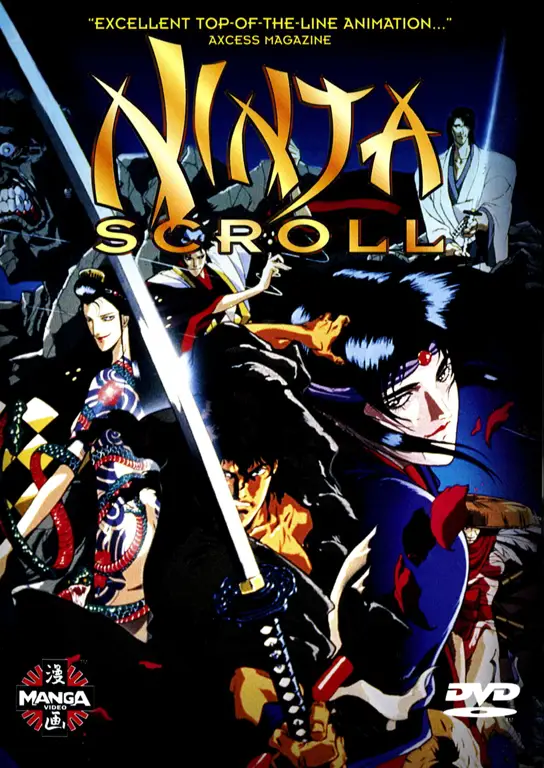 Screenshot anime Ninja Scroll